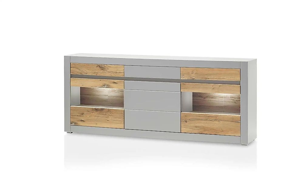 Sideboard  Cabanes ¦ grau ¦ Maße (cm): B: 217 H: 89,9 T: 42.0 Kommoden & Si günstig online kaufen