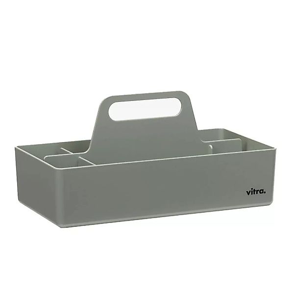 Vitra - Vitra Toolbox Aufbewahrungsbox - moosgrau/32.7x16.7x15.6cm günstig online kaufen