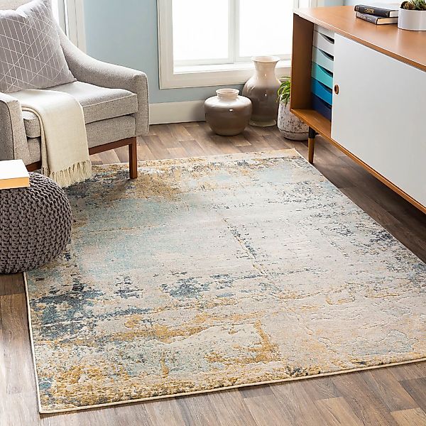 Livabliss Teppich "SEATTLE" rechteckig 11 mm Höhe Modern Marmor Design, Woh günstig online kaufen