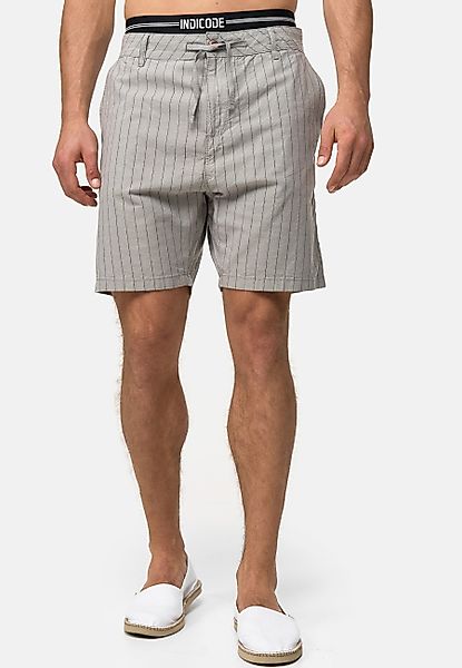 Indicode Chinoshorts Giwgros gestreift, aus einem günstig online kaufen