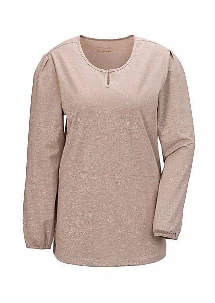 GOLDNER Longpullover "Glanzshirt" günstig online kaufen