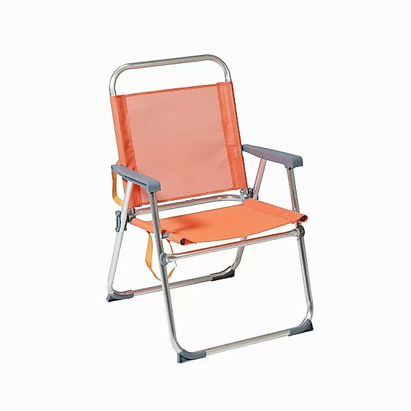 Strandstuhl Orange Aluminium 22 Mm 52 X 56 X 80 Cm (52 X 56 X 80 Cm) günstig online kaufen