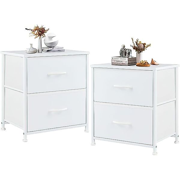 SURFOU Nachttisch 2er Nightstand Kommode Beistelltisch günstig online kaufen