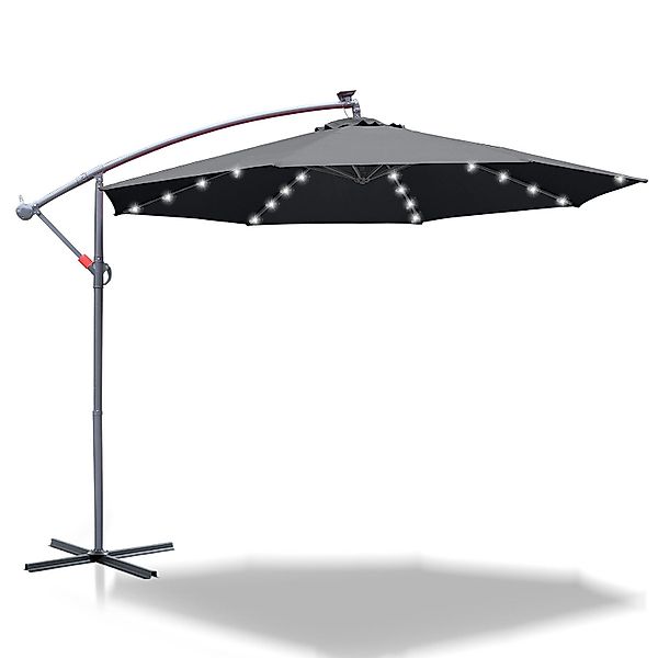 Clanmacy Sonnenschirm Gartenschirm 350cm, Ampelschirm mit günstig online kaufen