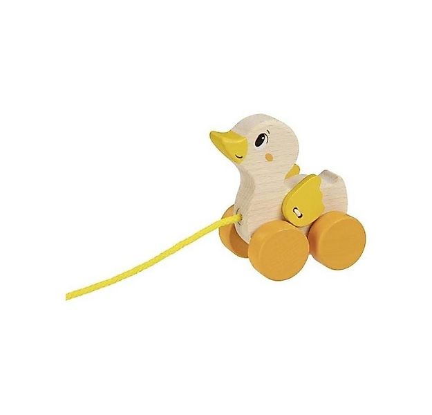 goki Nachziehtier Ente 54884, 10 x 5,5 x 9,5 cm, aus Holz, mit Schnur, Nach günstig online kaufen