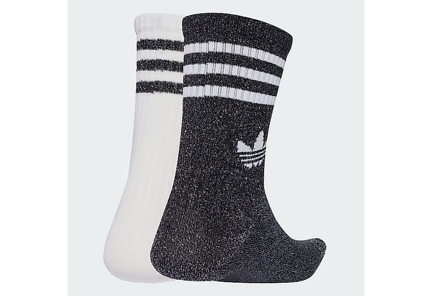 adidas Originals Funktionssocken 3-STREIFEN GLITZER CREW SOCKEN, 2 PAAR (1- günstig online kaufen