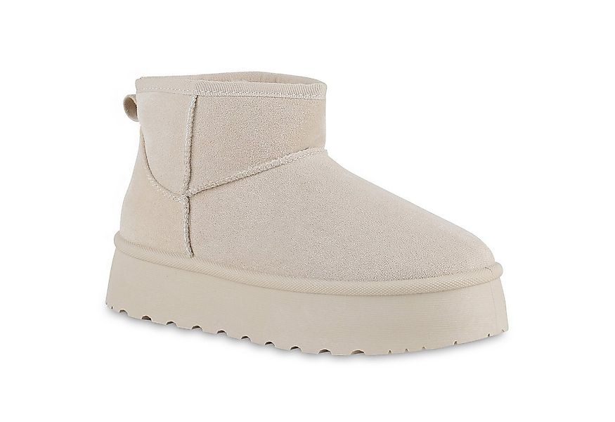 VAN HILL 840873 Winterstiefelette Damen Warm Gefütterte Winter Boots Bequem günstig online kaufen