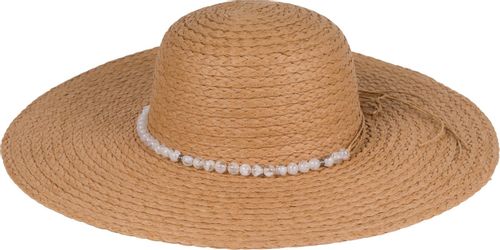 styleBREAKER Sonnenhut Papierstroh Sonnenhut Perlen Hutband günstig online kaufen