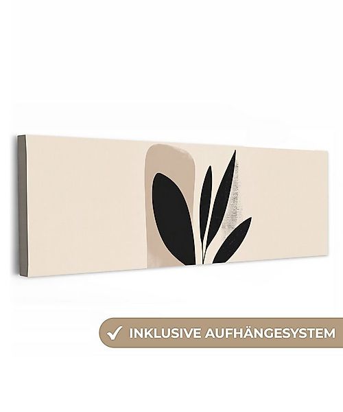 OneMillionCanvasses® Leinwandbild Panorama Pflanze - Beige - Japanisch, Fot günstig online kaufen