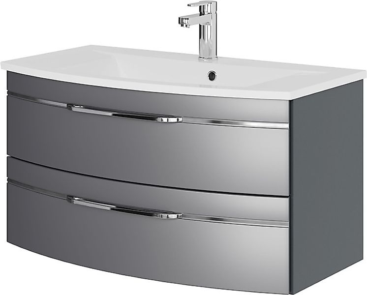 Saphir Waschtisch »Serie 7045 Mineralmarmor-Waschtisch und Unterschrank, 91 günstig online kaufen