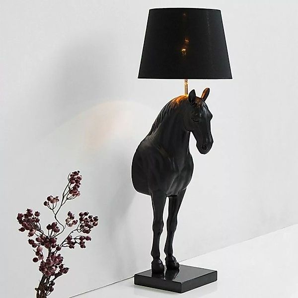 Stehlampe Pferd MUSTANG Schwarz 130cm H?he günstig online kaufen