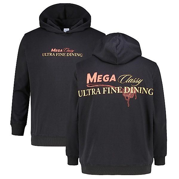 Jack&Jones Hoodie mit Print auf Vorder- und Rückseite Farbe schwarz Größe: günstig online kaufen