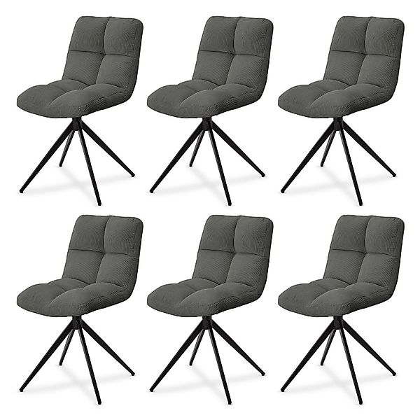 Juskys Esszimmerstuhl Dallas (6 St), 6er günstig online kaufen
