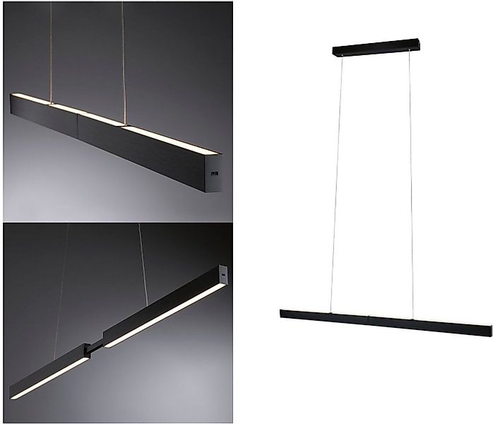 Paulmann LED Pendelleuchte LED Pendelleuchte Aptare dimmbar, LED fest integ günstig online kaufen