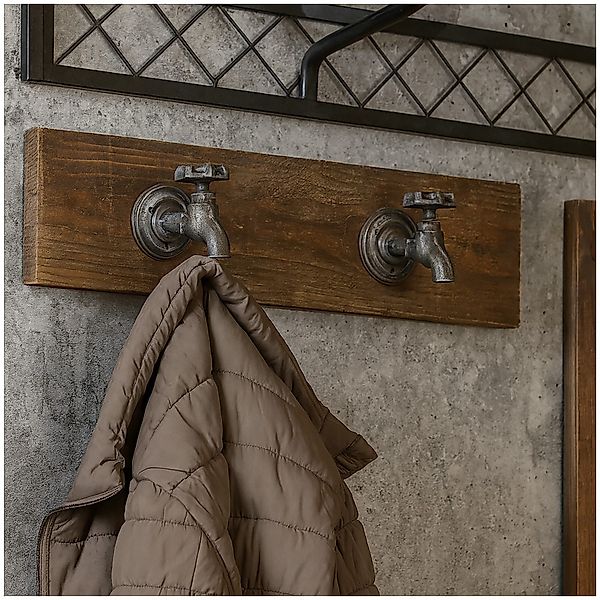 HTI-Living Garderobenhaken Kleiderhaken 2er Set Steampunk günstig online kaufen