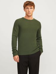 Jack & Jones Rundhalspullover JJPANNEL KNIT günstig online kaufen