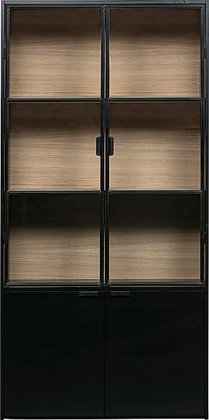 WOOOD Vitrine Silas mit Metalltüren, H günstig online kaufen