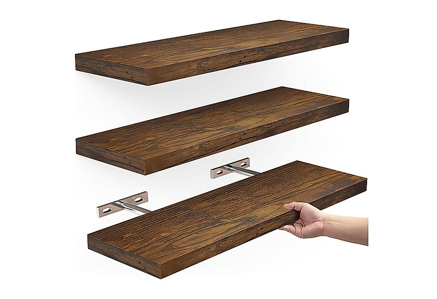 Refined Living Wandregal Regal Wand 3st Regalbrett Schweberegal Hängeregal günstig online kaufen