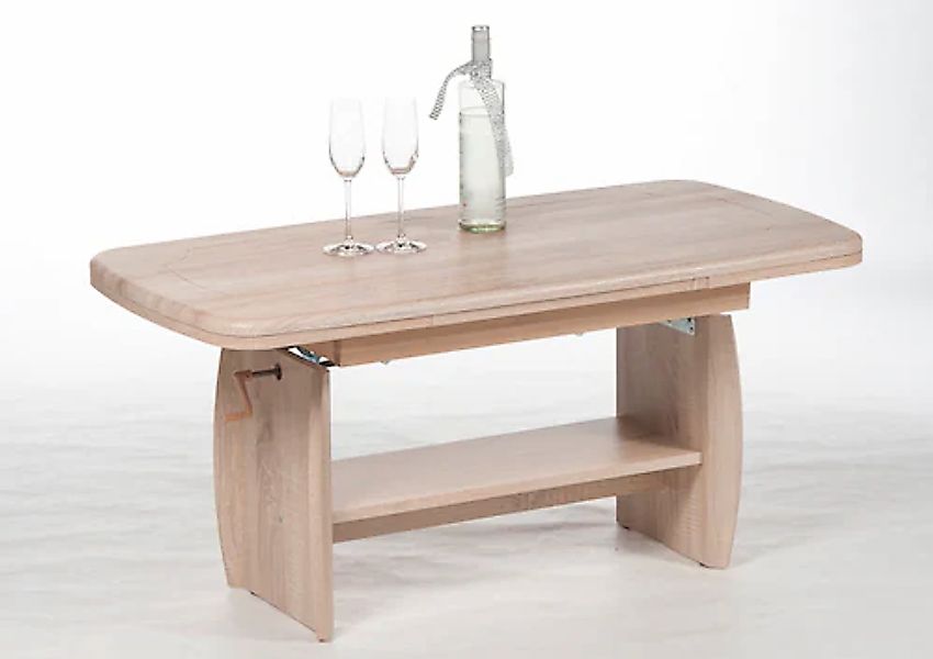 Stolkom Couchtisch »Kirk«, höhenverstellbar, Tisch mit Auszug günstig online kaufen