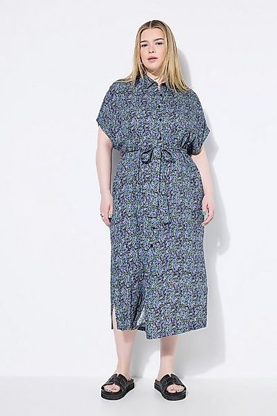 Studio Untold Hemdblusenkleid Maxikleid Hemdblusenkleid Flower-Print günstig online kaufen