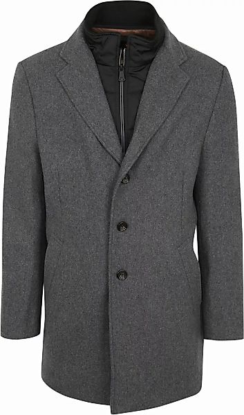 Suitable Job Coat Wolle Blend Grau - Größe 46 günstig online kaufen