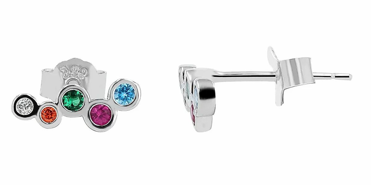 Adelia´s Paar Ohrhänger "Damen Ohrringe – Ohrstecker aus 925 Silber mit Zir günstig online kaufen