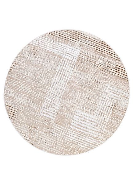 Tapiso Teppich CRYSTAL, rund, Höhe: 8 mm, Wohnzimmer, Schlafzimmer, modern günstig online kaufen