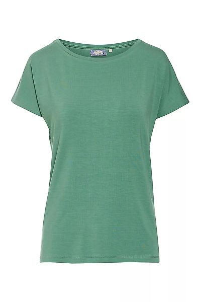 ESSENZA Ellen Uni Kurzarmshirt Loungewear 3 42 grün günstig online kaufen