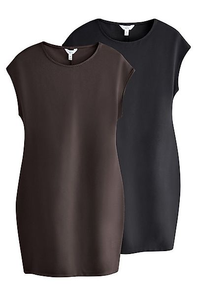 The Set Jerseykleid The Set ärmelloses Ponte-Kleid, 2er-Pack (2-tlg) günstig online kaufen