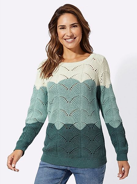 Sieh an! Strickpullover Ajourpullover . günstig online kaufen