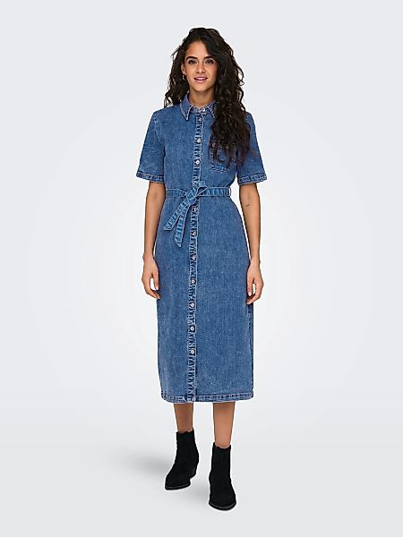 ONLY Jeanskleid "ONLLANA SS LONG DRESS DNM REA258 NOOS" günstig online kaufen