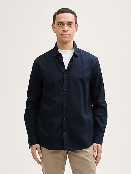 TOM TAILOR Langarmhemd Regular Fit Hemd günstig online kaufen