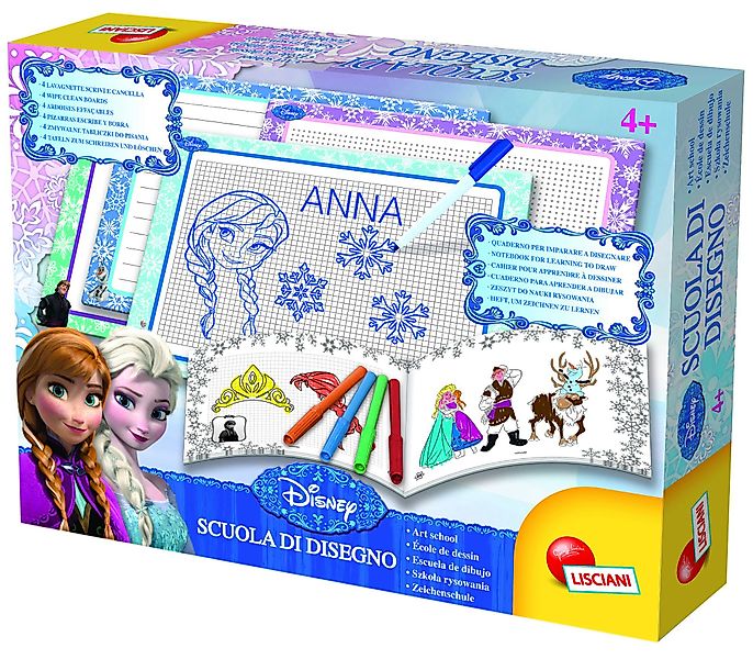 Lisciani Kreativset Frozen Zeichenschule Malset Schreibtafeln günstig online kaufen