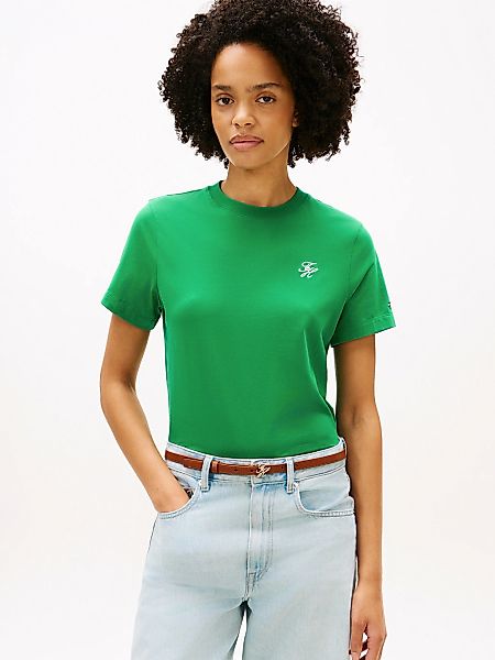 Tommy Hilfiger Kurzarmshirt "TH SCRIPT REGULAR C-NECK SHORT SLEEVE TEE" günstig online kaufen