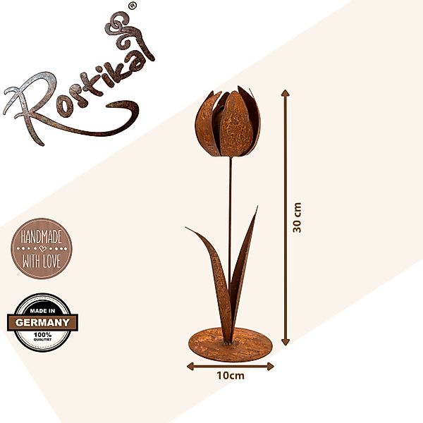 Rostikal Dekofigur Rost Deko Blumen Gartendeko, günstig online kaufen
