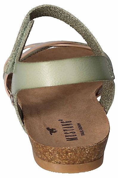 Mustang Shoes Riemchensandale, Sommerschuh, Sandalette, Klettschuh, günstig online kaufen