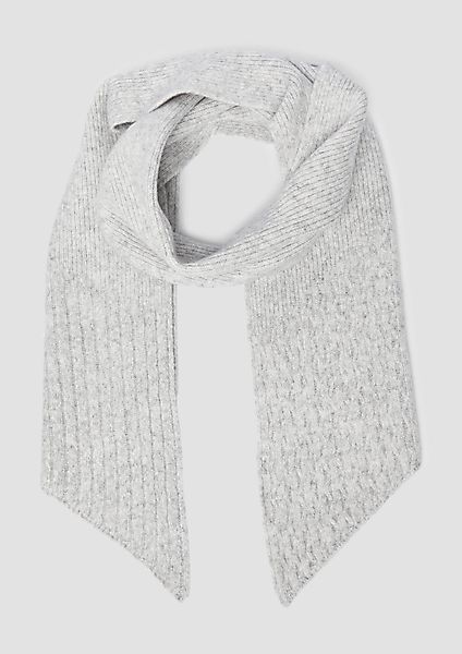 s.Oliver T-Shirt Tuch Strick-Schal mit Zick-Zack-Muster günstig online kaufen