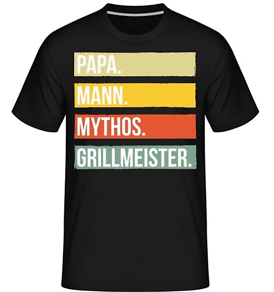 Papa Mann Mythos Grillmeister · Shirtinator Männer T-Shirt günstig online kaufen