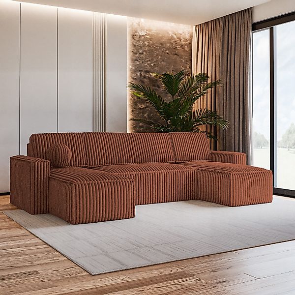 Masseno Ecksofa PESANO mit Schlaffunktion U-Form, günstig online kaufen