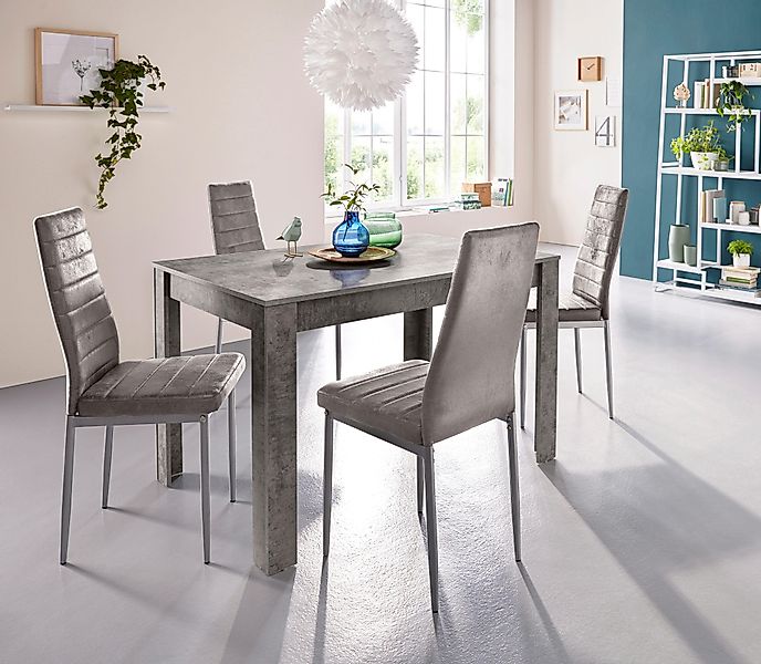 INOSIGN Essgruppe mit Tisch und 4 günstig online kaufen
