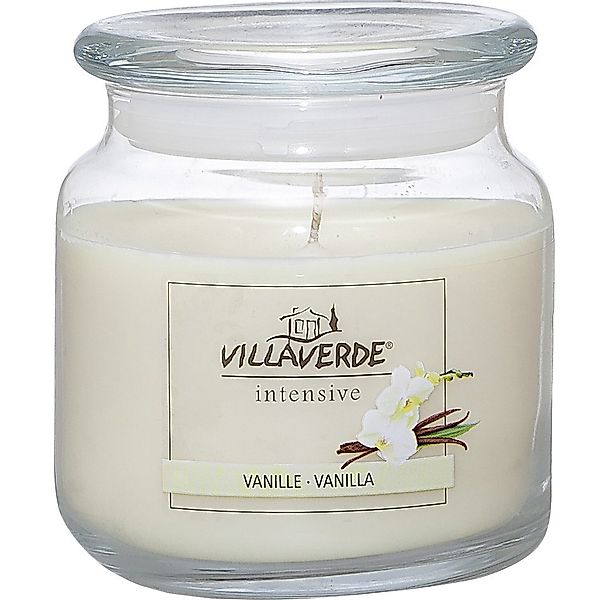 Villa Verde Duftkerze Villa Verde Duftkerze im Glas m. Deckel Vanille günstig online kaufen