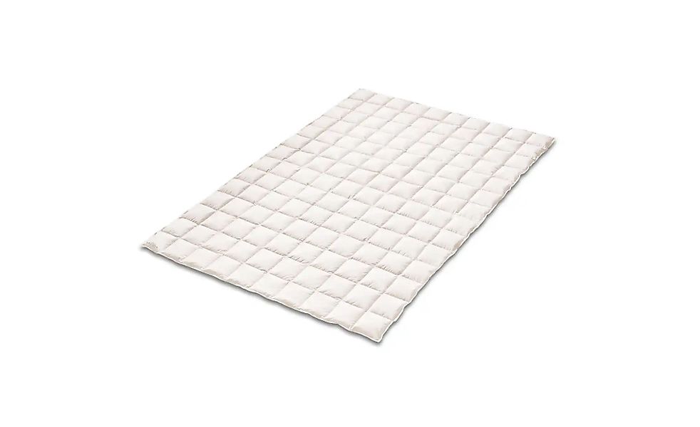 Kauffmann Sommerdaunen Leicht-Steppbett   ¦ weiß ¦ Maße (cm): B: 200 H: 5 B günstig online kaufen