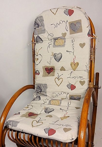 Rattani Polsterauflage Polster für Rattan Schaukelstuhl, Sesselauflage 125 günstig online kaufen