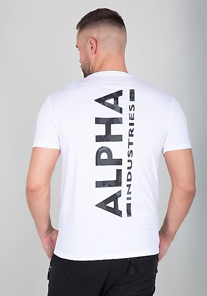 Alpha Industries Rundhalsshirt Back Tee Camo Print günstig online kaufen