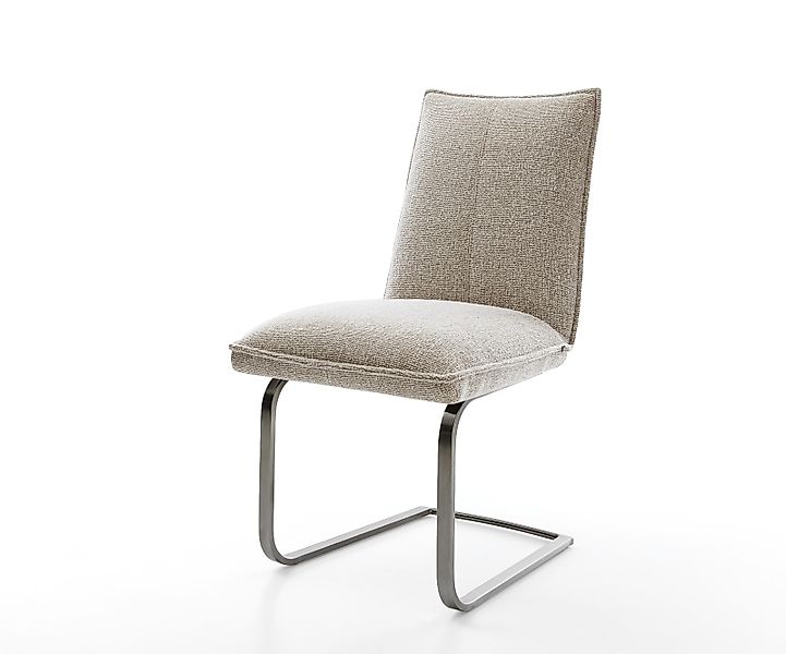 Freischwinger Lelio-Flex Webstoff Soft Beige Freischwinger flach Graphit Ta günstig online kaufen