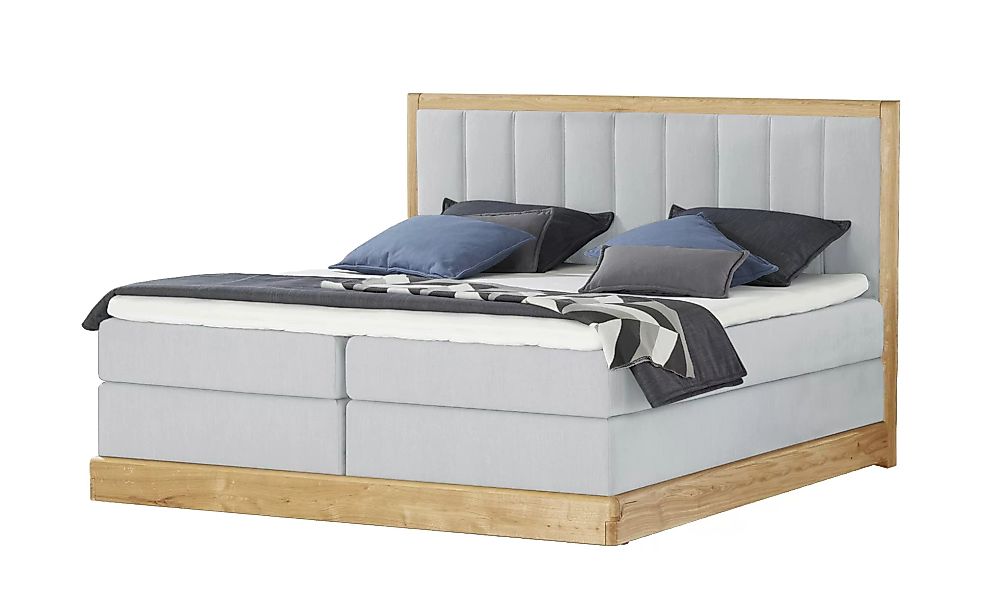 Switch Refresh Massivholz-Boxspringbett - grau - 172 cm - 126 cm - Betten > günstig online kaufen