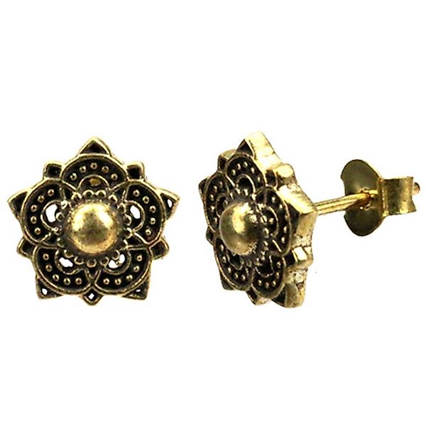 viva-adorno Paar Ohrstecker Damen Ohrringe Messing günstig online kaufen