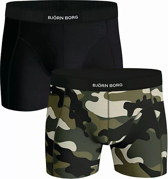 Bjorn Borg Boxers 2 Pack Black/Print - Größe L günstig online kaufen