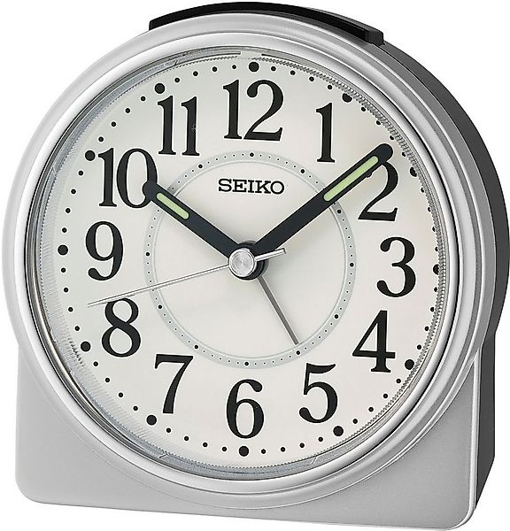 Seiko Quarzwecker QHE198S Wecker, Schlafzimmer, Leuchtzeiger, Schlummerfunk günstig online kaufen