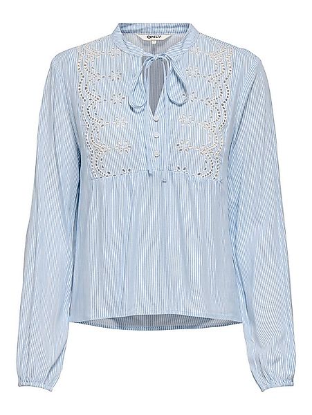 ONLY Kurzarmbluse ONLLENNYO LS EMBROID V-NECK TOP NOOS WVN günstig online kaufen